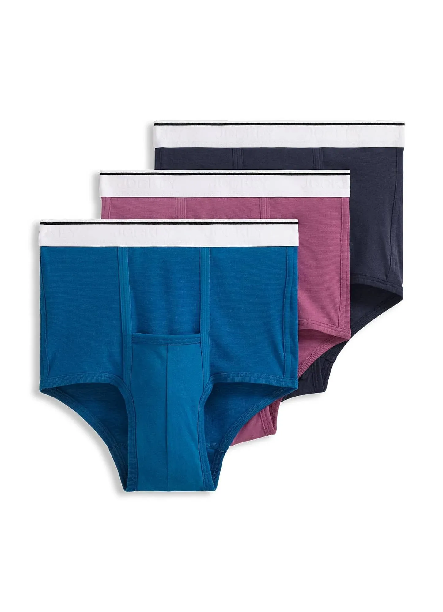 Jockey Men's Underwear Pouch Brief - 3 Pack