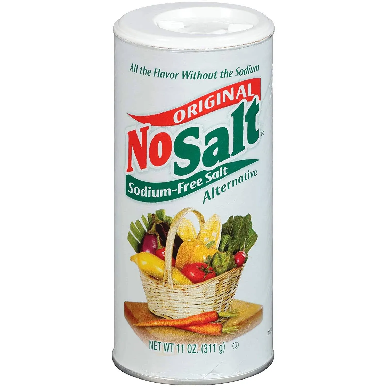 NoSalt Sodium-Free Salt Alternative, 11 oz (Pack of 2)