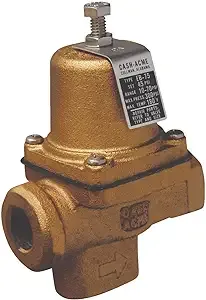 Cash Acme 1/2 Inch EB75 FPT x FPT Pressure Regulator Valve (PRV), 45 PSI, 22999-0045