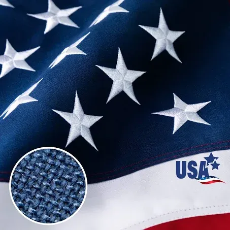 American Flag 20x30 ft Deluxe Super Tough Series, Heavy Duty Spun POLYESTER, All ...