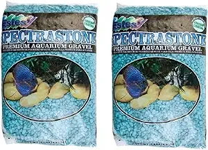 Special Turquoise Aquarium Gravel for Freshwater Aquariums, 5-Pound Bag 2 Pack