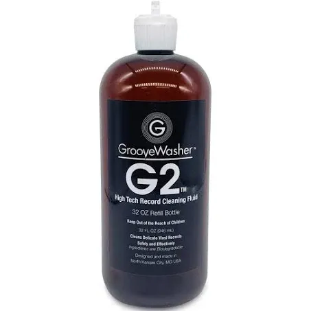 Groovewasher: G2 Record Cleaning Fluid 32oz Refill Bottle | Reverb