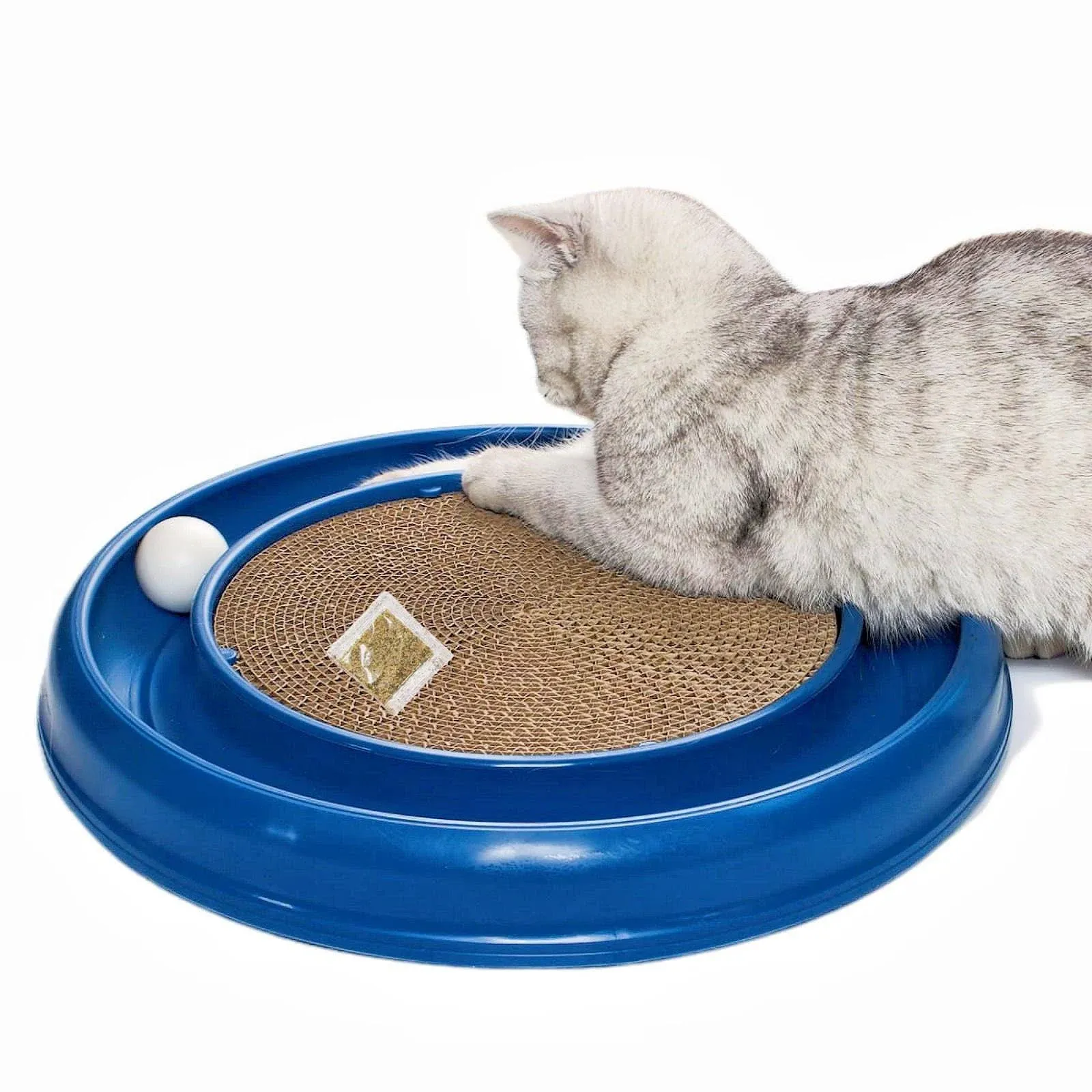 Cat Scratcher ToyCat Scratching Pad with BallCat ToysScratch padCat Scratch T...