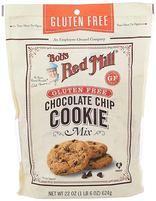 Bob's Red Mill Chocolate Chip Cookie Mix, Gluten Free, 22 oz (624 g)