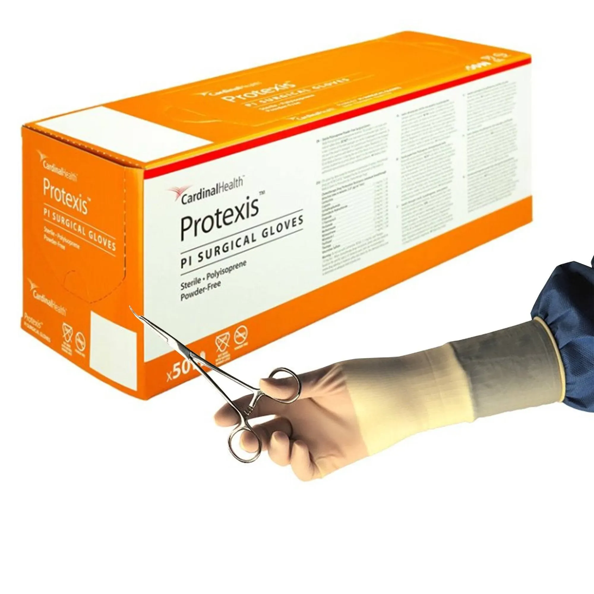 Protexis Pi Polyisoprene Surgical Glove, Size 7, Ivory Box/50