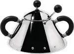 Alessi Sugar Bowl with Spoon - Black