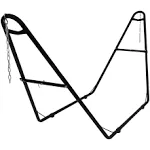 Sunnydaze Universal Multi-Use Heavy-Duty Hammock Stand - Black