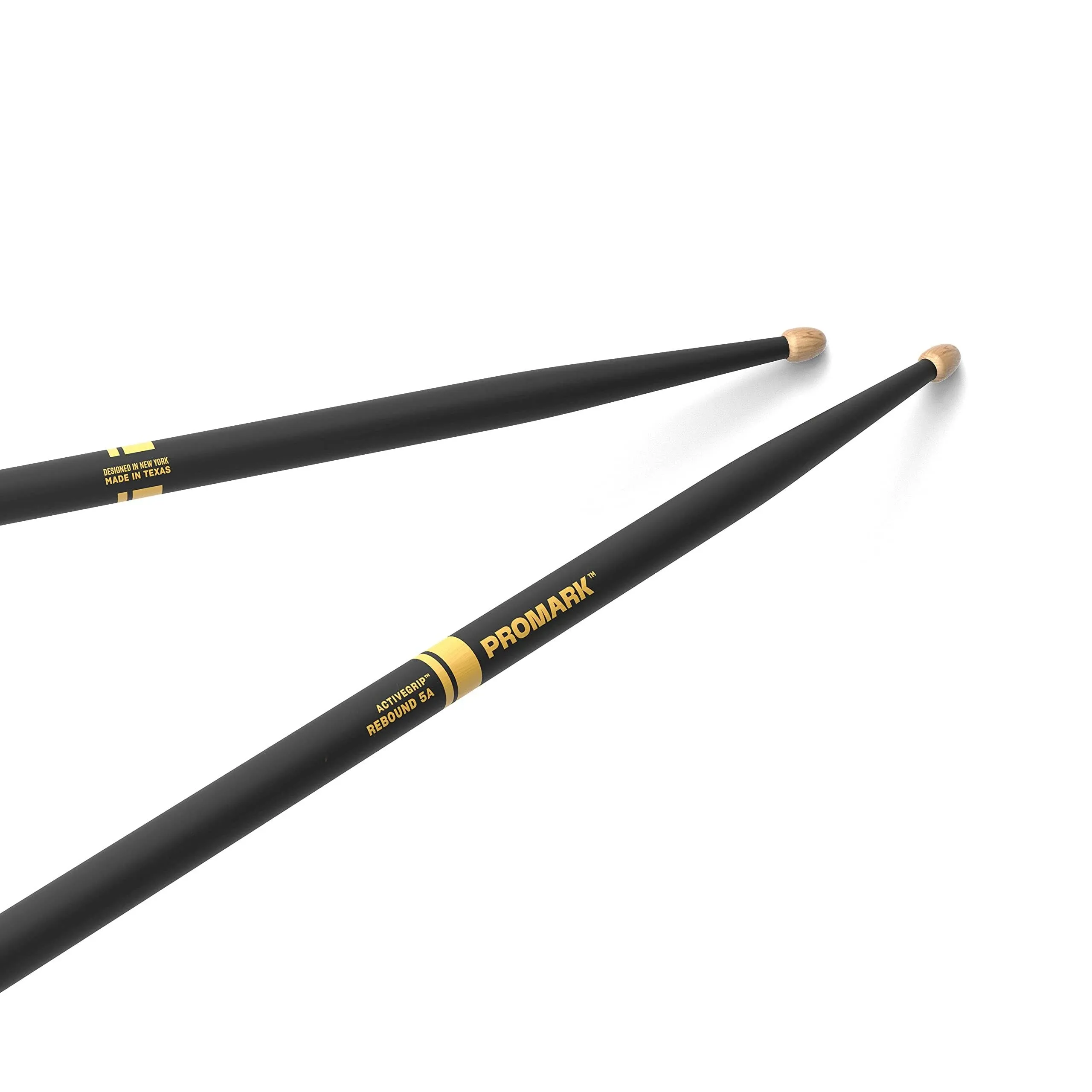 Promark Rebound Drumsticks with ActiveGrip - 5A - Wood Tip