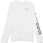 Columbia Boys' Terminal Tackle Long Sleeve T-Shirt - S - White