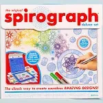 Spirograph — Deluxe Set — Art Drawing Kit — The Classic Way to Make Countless Amazing Designs — For Ages 8+