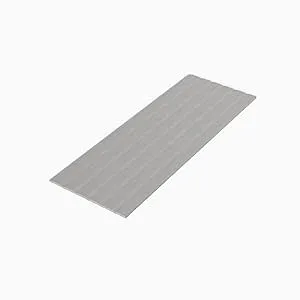 Treaton, 0.75-Inch Heavy Duty Vertical Mattress Support Wooden Bunkie Board/Bed Slats with Cover, Twin XL, Grey