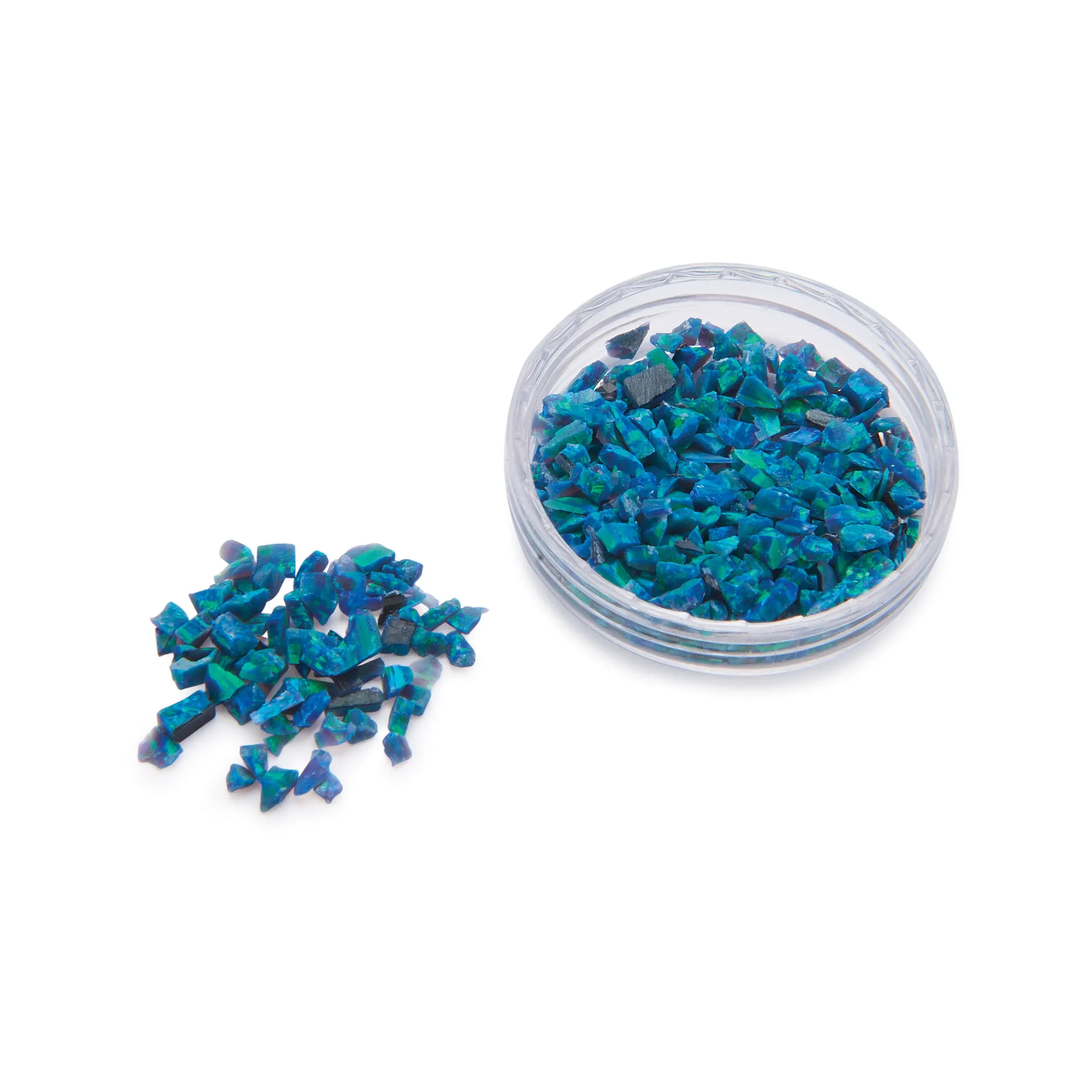 Crushed Lab Opal Inlay Supplies for Jewelers, Turners, Woodworkers, Luthiers, Professionals & Hobbyists - Fiji (2 Grams)