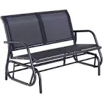 Outsunny 48" Freestanding Patio Glider Bench - Dark Gray