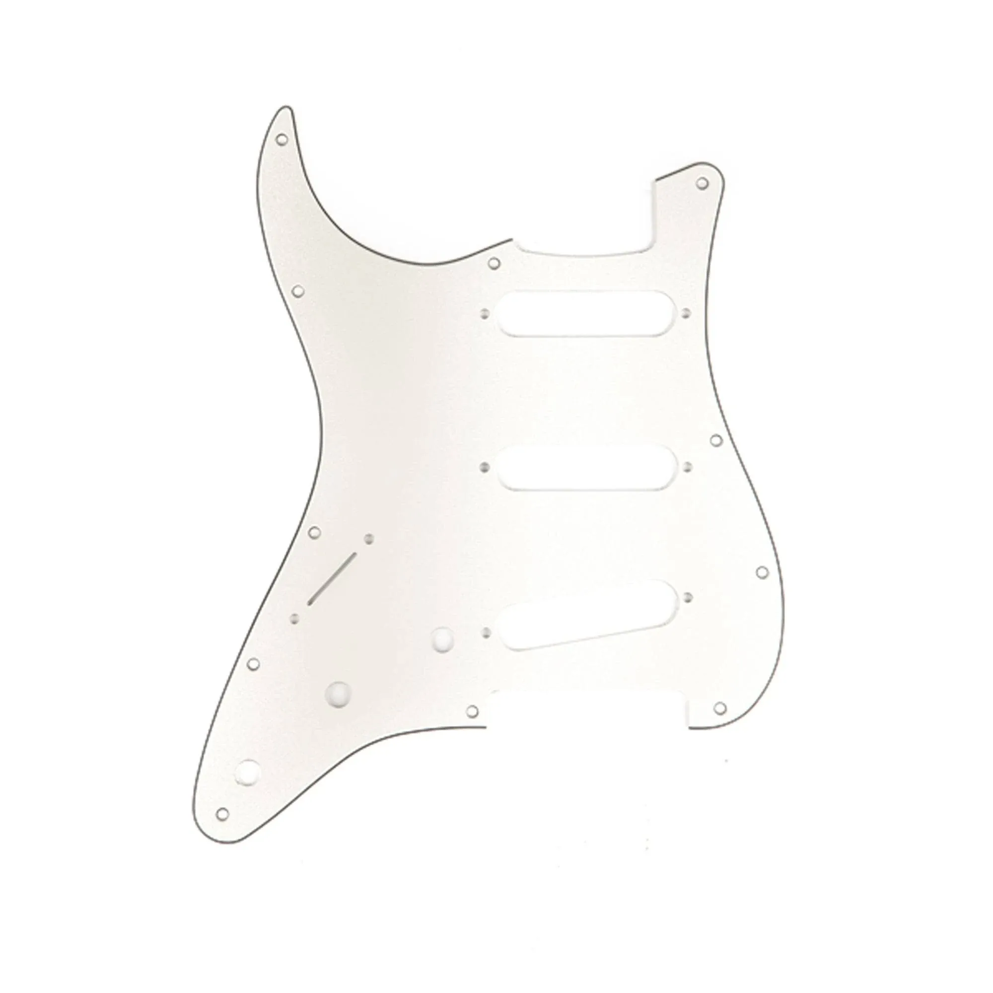 Fender 11-Hole Modern Stratocaster Left Hand S/S/S Parchment Pickguard