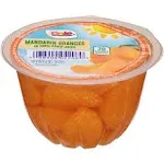 Dole Mandarin Oranges in Juice 4 oz. Cup - 36/Case