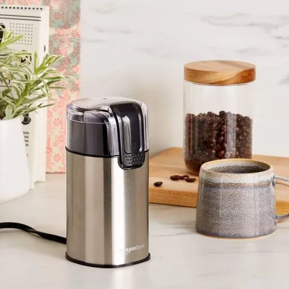 Basics Stainless Steel Electric Coffee Bean Grinder