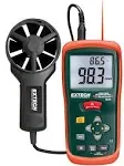 An200 Cfm/cmm Mini Thermoanemomet<wbr/>er With Builtin Infrared Thermometer