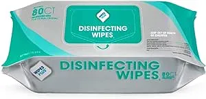 Disinfecting Wipes - Industrial Strength Sanitizing Wipes - Pack of 80 Disinfectant Wipes - Made in the USA