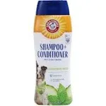 Arm & Hammer Shampoo & Conditioner, for Pets, Cucumber Mint, 2-in-1 - 20 fl oz