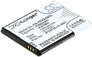 Replacement Battery for Texas Instruments SELECT TI-Nspire CX, TI Nspire CX, TI Nspire CX CAS Graphing, TI-84 CE, TI-84 Plus CE, TI-Nspire CX CAS,fits Part No 3.7L12005SPA, P11P35-11-N01, 3.7V 1300mAh