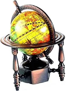 World Globe Die Cast Metal Collectible Pencil Sharpener