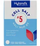 Cell Salt #5 Kali Mur 6X | 100 Tablets | Hyland's Naturals