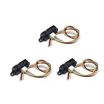 3pcs GP2Y0A21YK0F GP2Y0A21 10~80cm Infrared Proximity Distance Sensor