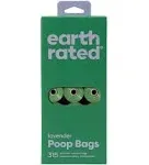 (Packaging May Vary) Earth Rated Dog Poop Bags, Guaranteed Leak Proof and Ext...