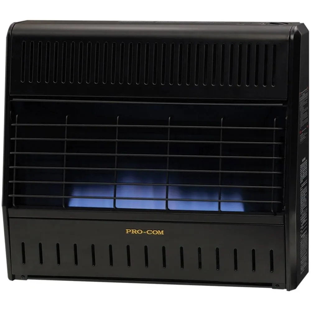 Procom 30,000 BTU Dual-Fuel Ventless Blue Flame Garage Heater