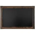 Loddie Doddie Magnetic Chalkboard for Wall - Rustic Frame 20" x 30" - Easy-to-Erase Large Blackboard for Wall Decor & Kitchen - Hanging Black Chalkboards - Magnetic Board