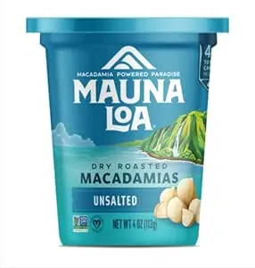 Mauna Loa Macadamia Nuts UNSALTED (8oz.) Direct from Hilo Best Prices