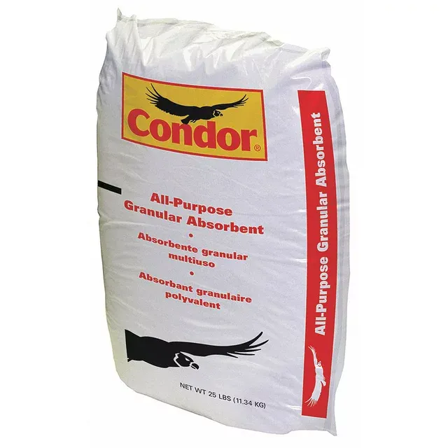 Condor 25 lb. Granular Clay Floor Absorbent Bag