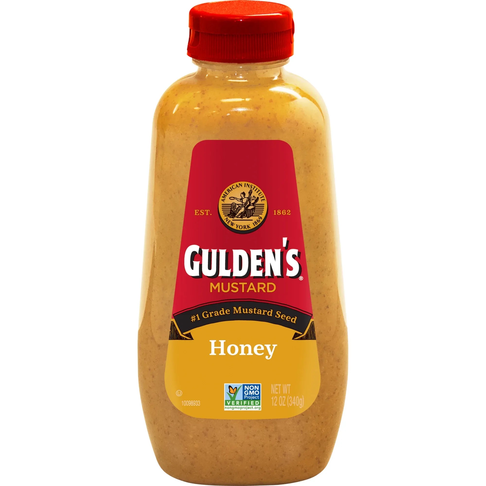 Gulden's Honey Mustard Squeeze Bottle, 12 oz