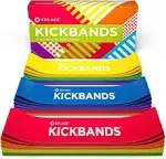 KICK BANDS Bandas para sillas para niños con pies inquietos – Bandas para sillas inquietas para niños paquete de 24 – Bandas de apoyo para TDAH para sillas y escritorios de aula – Solace Sensory Kickband (arco iris)