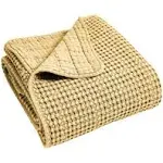 Levtex Home Mills Waffle Quilted Throw - Ochre