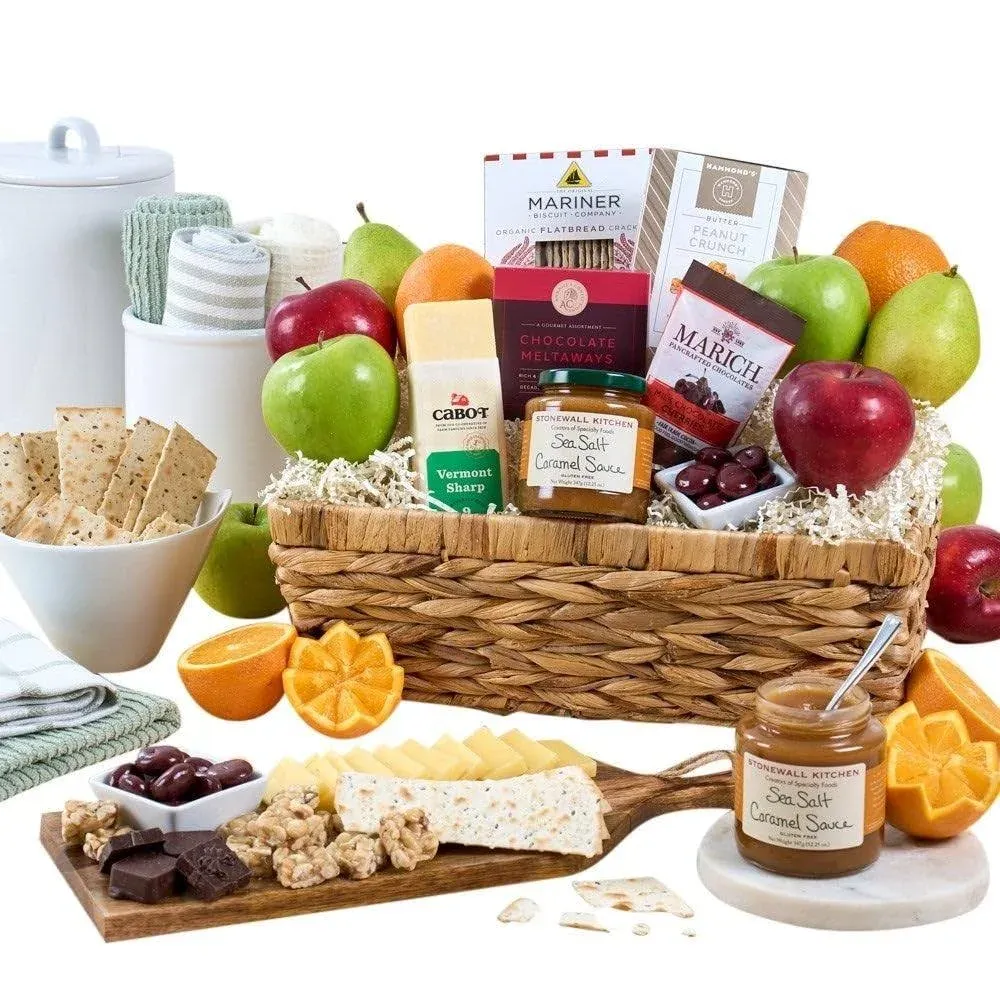 Orchard&#039;s Abundance - Fruit &amp; Snacks Gift Basket by GourmetGiftBas<wbr/>kets.com