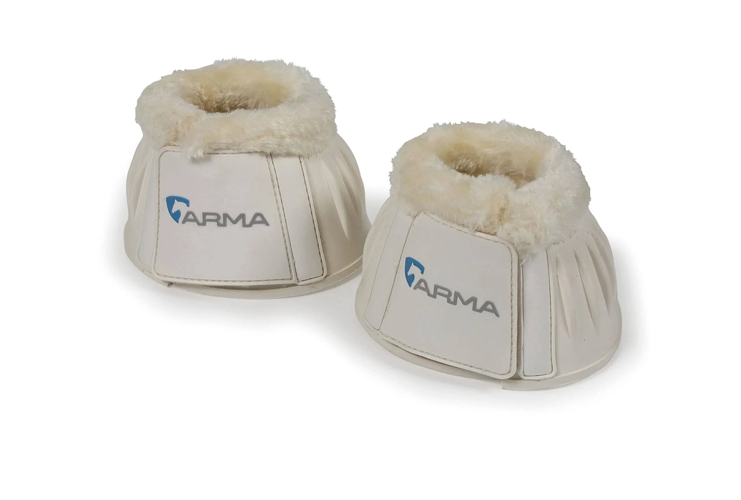 Shires Arma Overreach Boots, Fleece Trim-Full-Whit<wbr/>e