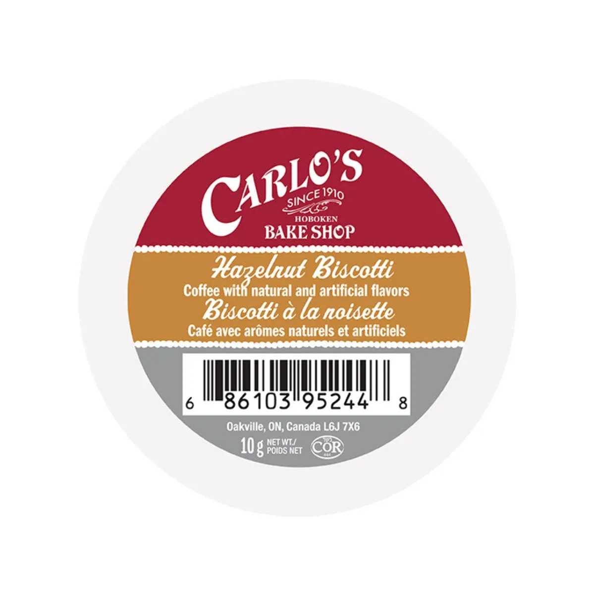 Cake Boss Coffee, Hazelnut Biscotti, 24 Count