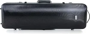 GEWA Pure Polycarbonate Oblong Violin Case, Black