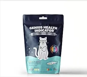 Genius HI - Smart Health Monitoring Cat Litter Deodorizer | Color-Changing Health Indicator Particles | Odor Eliminating & Fragrance-Free | Early Health Insights | As Seen on Shark Tank | Genius