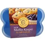 New Extended Muffin Keeper Air Tight Freshness Plastic Storage Container Holder 