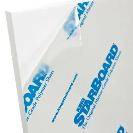 KING STARBOARD White 24" X 27" X 1/2"