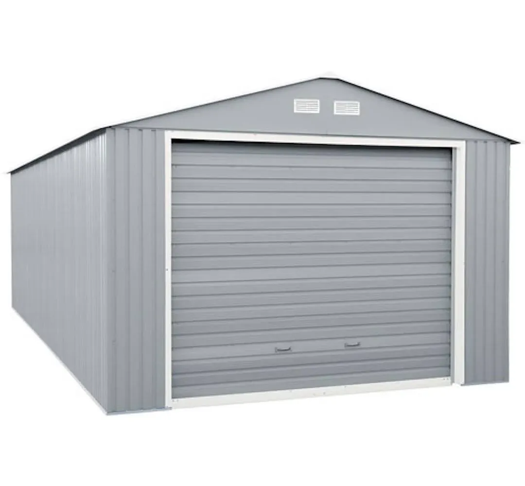 Duramax Imperial Metal Garage, 12x20 / Light Gray