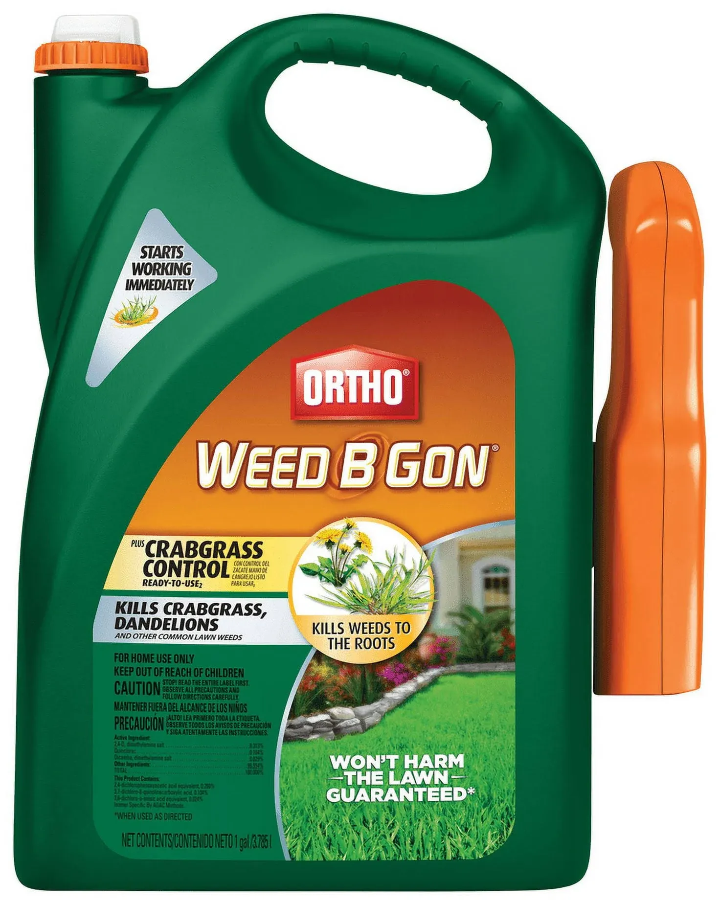 Ortho Weed B Gon Plus Crabgrass Control, 1-Gallon Ready-to-Use