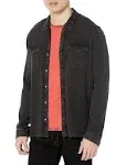 John Varvatos Men's Arvon Western Shirt - Mineral Black - Size Small