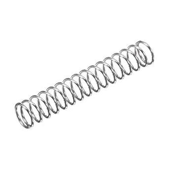 8mmx0.8mmx50mm 304 Stainless Steel Compression Spring 11.8N Load Capacity 10pcs