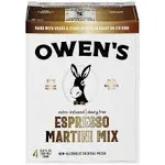 Owen's Cocktail Mixer, Non Alcoholic, Espresso Martini Mix - 8.0 fl oz