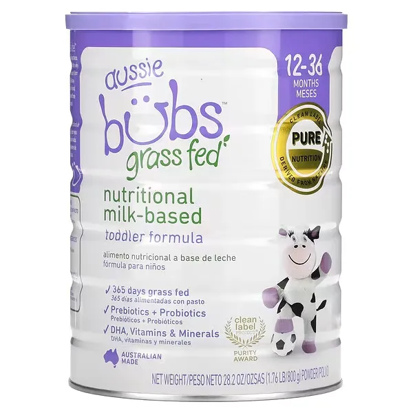 Bubs Grass Fed Nutritional Milk-Based Toddler Formula 28.2 oz