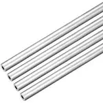 4pcs Seamless Aluminum Round Straight Tubing Tube 1ft 0.156&#034; ID 0.312&#034; OD