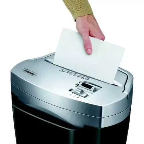 Fellowes Powershred W11C 11-Sheet Personal Cross-Cut Paper Shredder